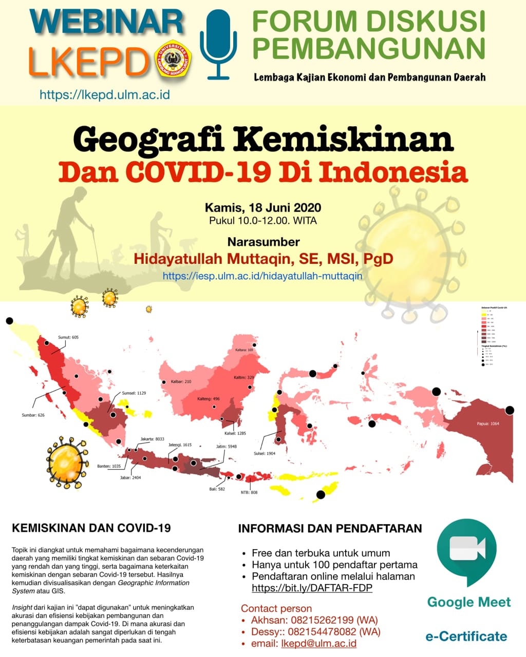 WEBINAR LKEPD-GEOGRAFI KEMISKINAN DAN COVID-19 DI INDONESIA